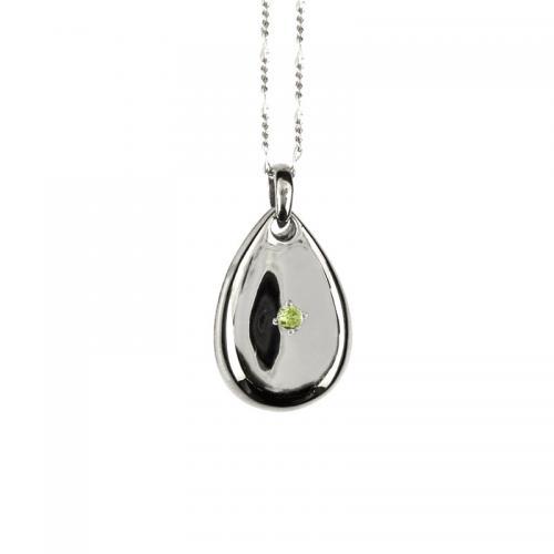 アメノシズク　シルバー黒紐　（ネッテン） グッモーニンさん専用 アメノシズク シルバー革紐（水晶以外）（ネッテン） - EM life